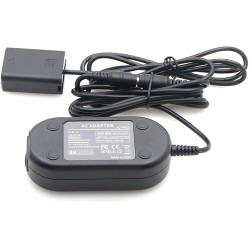 Sony NP-FW50 Full-Decoding Dummy Battery & AC-PW20 Power Adapter